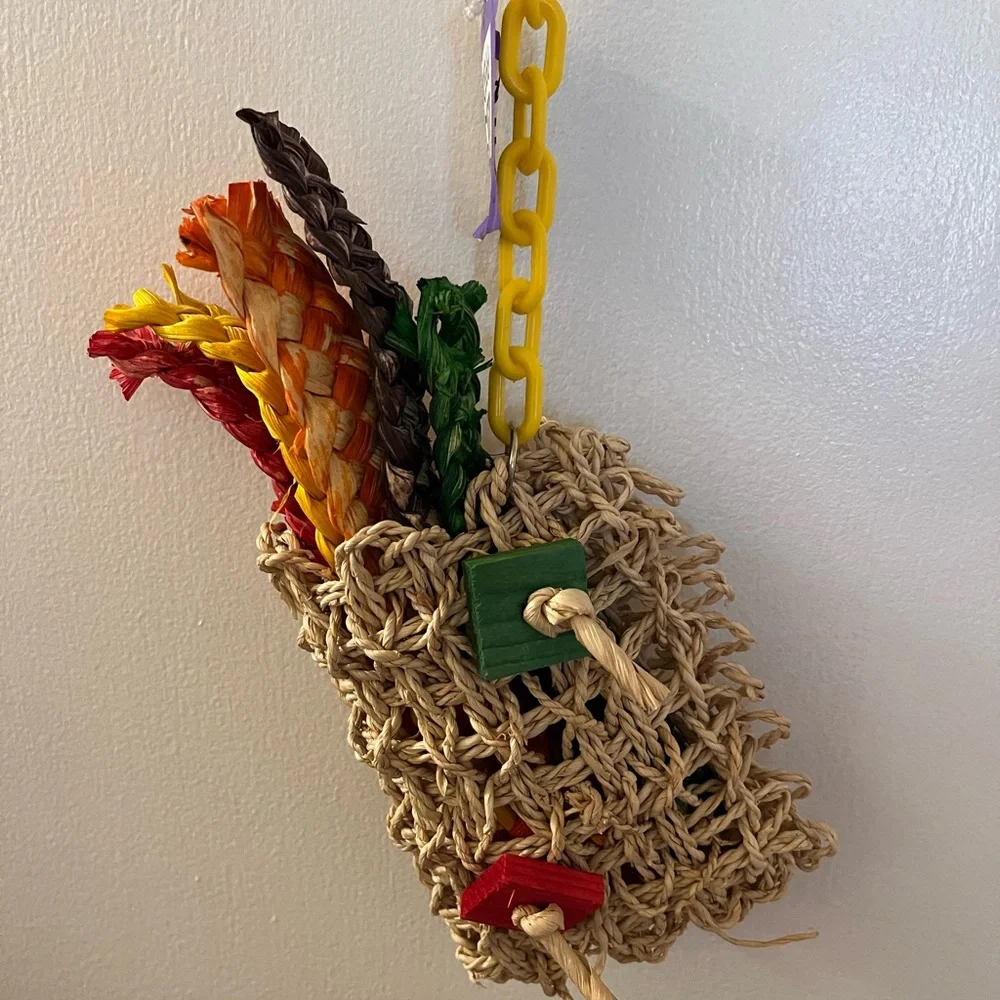 Pair of NWT large bird enrichment toys